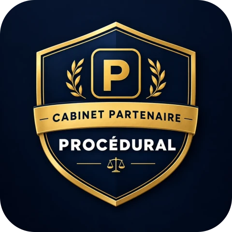 Label écu Cabinet partenaire Procédural